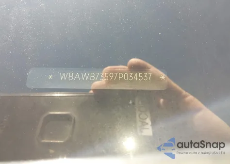 2007 BMW 335I z USA, uszkodzony, nr VIN WBAWB73597P034537